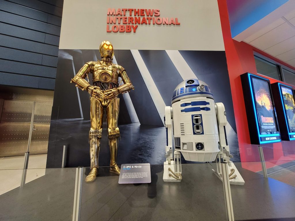 Star Wars robots C-3PO and R2-D2