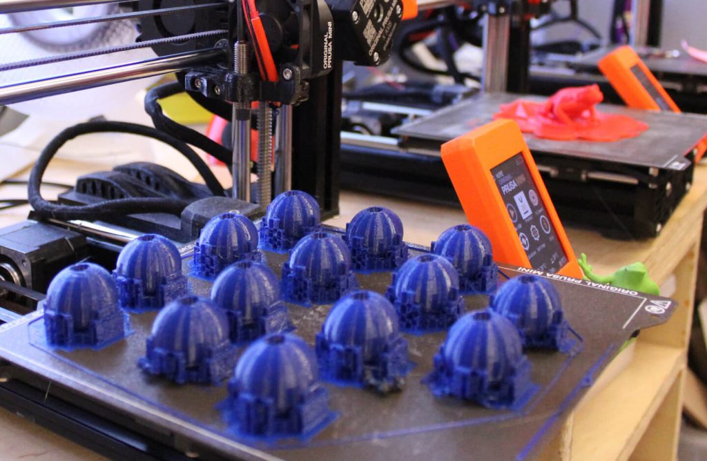 3D printed domed buildings